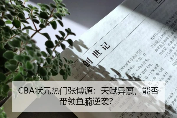 CBA状元热门张博源：天赋异禀，能否带领鱼腩逆袭？